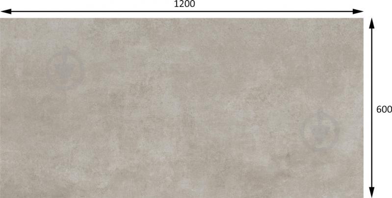 Плитка Allore Group Concrete Grey F P R Mat 1 60x120 см (new 60129987) - фото 2