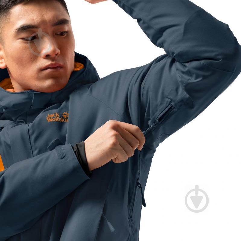 Куртка чоловіча зимова Jack Wolfskin Troposphere Jacket M 1111711-1249 р.L синя - фото 4