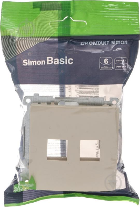 Накладка на механізм розетки Simon Basic кремовий BMPT/12 - фото 3