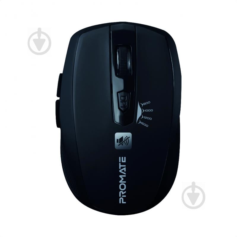 Мышь Promate Breeze Wireless Black - фото 1