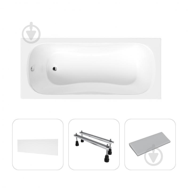 Ванна акриловая Helmken Edelva 02T44P4433 137,5х70 см комплект 4 в 1 - фото 1 Ванна акриловая Helmken Edelva 02T44P4433 137,5х70 см комплект 4 в 1 - фото 1