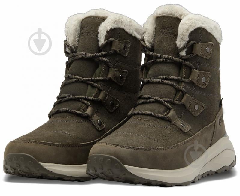 Ботинки Jack Wolfskin DROMOVENTURE TEX HIGH W 4059851_5719 р.39 коричневый - фото 3