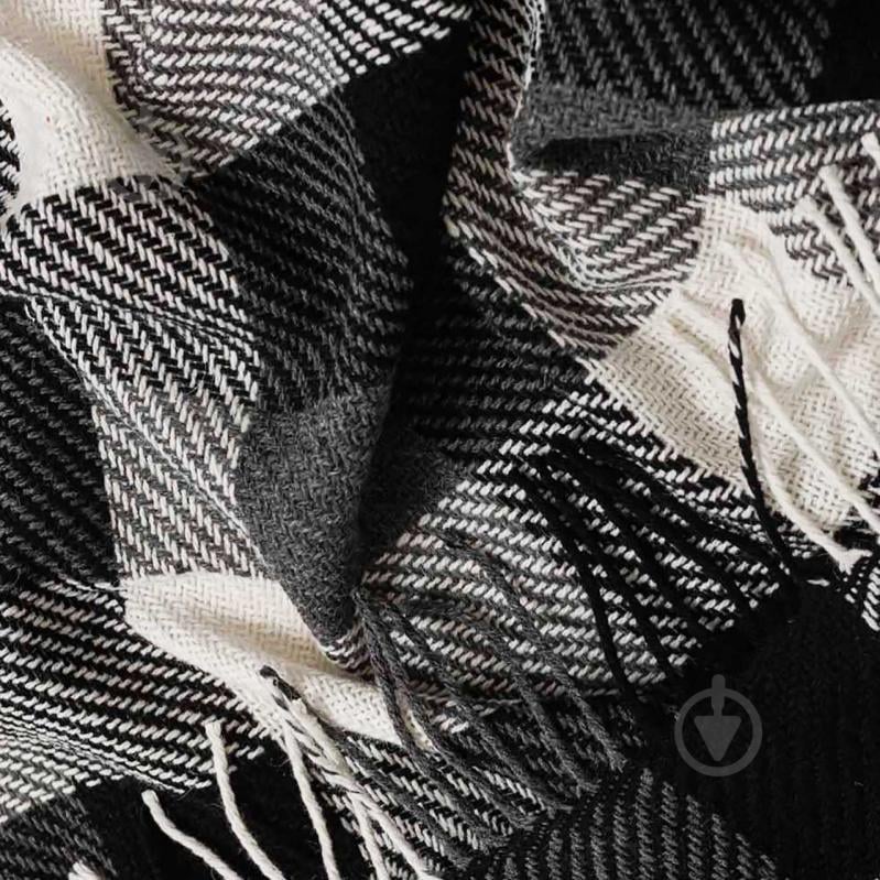 Плед Флора 180x200 см серый Lanavitta - фото 2