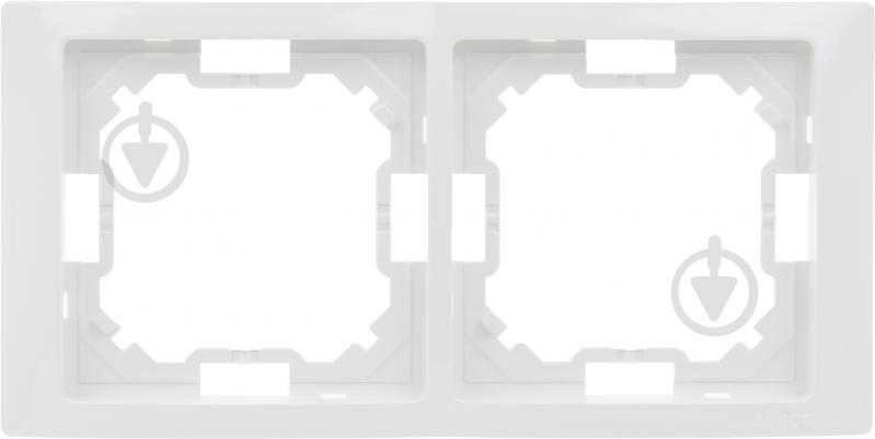 Рамка двухместная Simon Basic Neos универсальная белый BMRC2/11 - фото 1