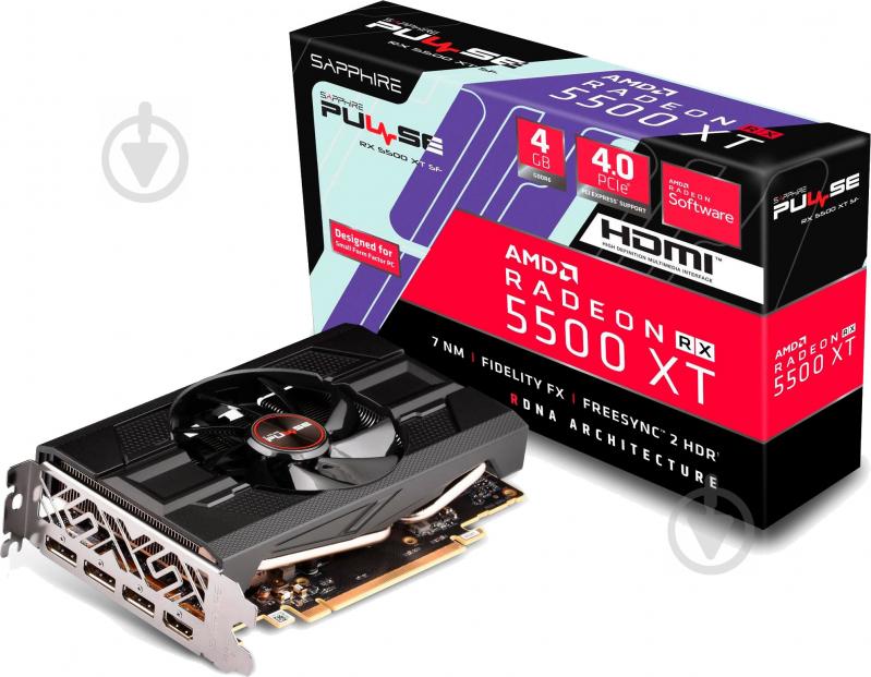 Видеокарта Sapphire AMD Radeon RX 5500 XT 4GB GDDR6 128bit (11295-07-20G) - фото 6