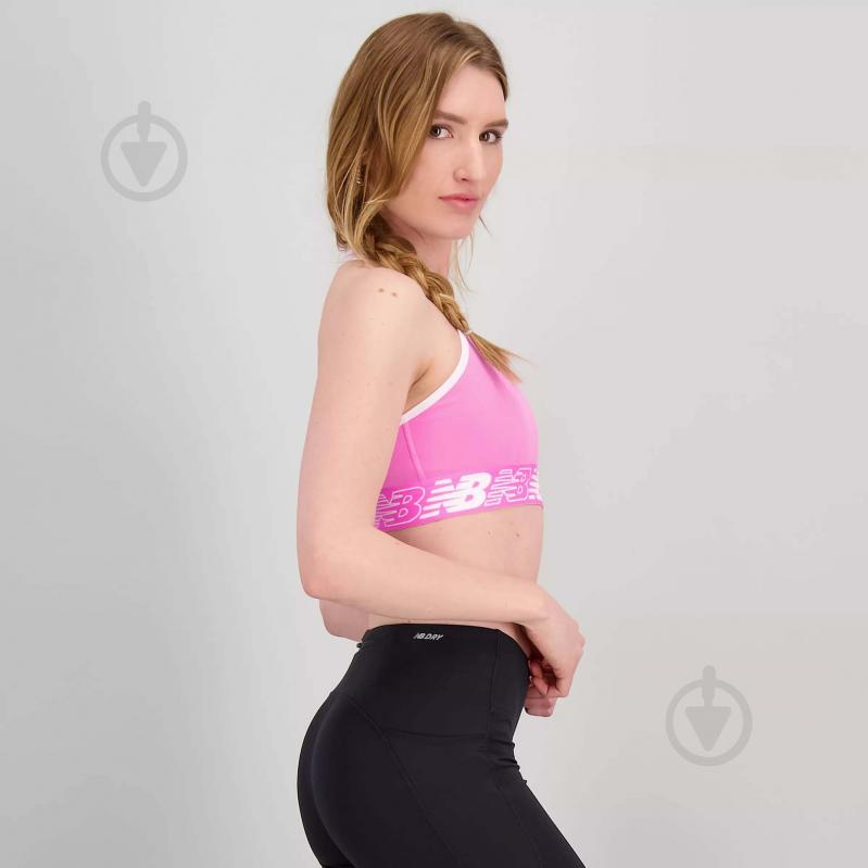 Бра New Balance NB PACE BRA 3.0 WB11034VPK р.L розовый - фото 2