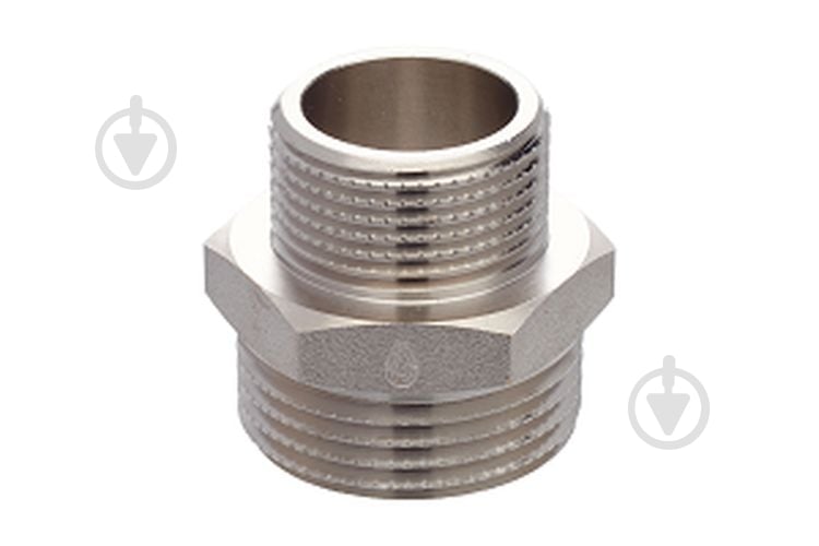 Ніпель перехідний ЗЗ Brass 1/2"x3/4" - фото 1 Ніпель перехідний ЗЗ Brass 1/2"x3/4" - фото 1