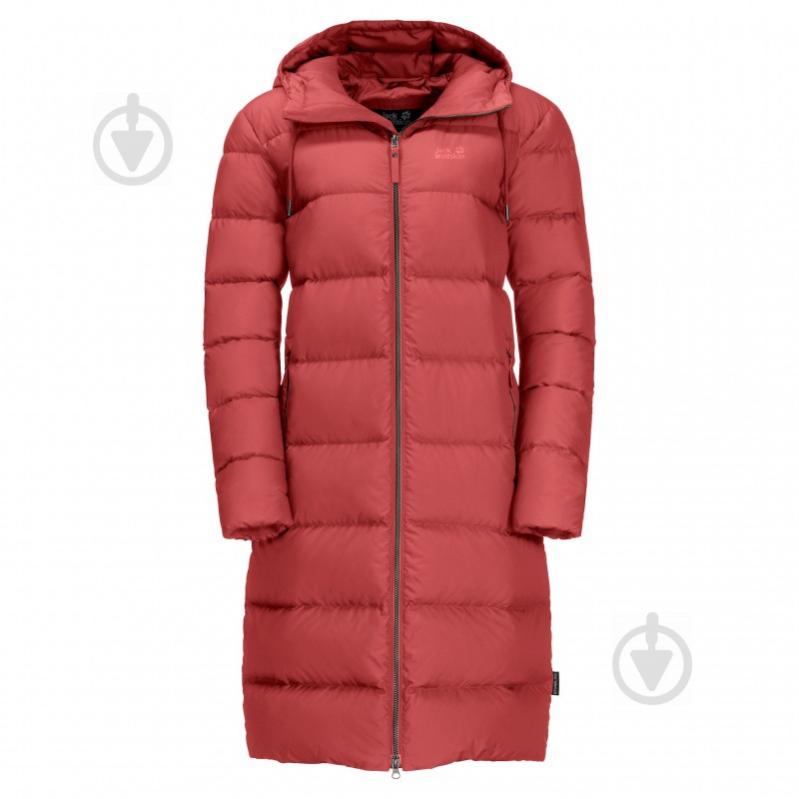 Пальто женское зимнее Jack Wolfskin Crystal Palace Coat 1204131-2571 р.S красное - фото 1