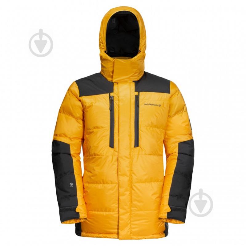 Пуховик чоловічий зимовий Jack Wolfskin The Cook Parka 1201914-3802 р.XXL жовтий - фото 1