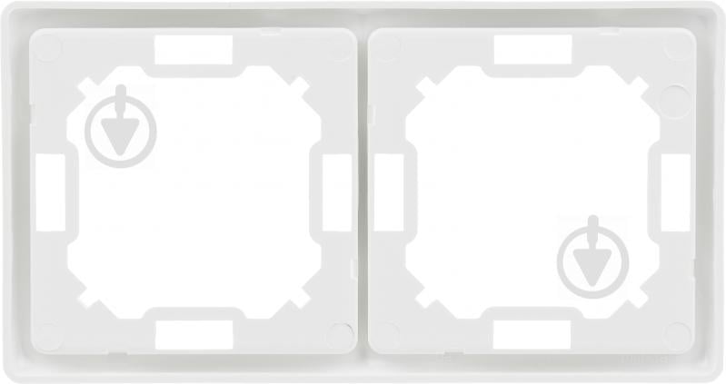 Рамка двомісна Simon Basic універсальна білий BMR2/11 - фото 2