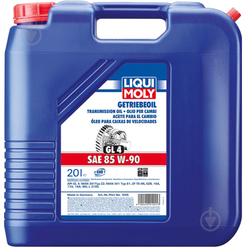 Мастило трансмісійне Liqui Moly GETRIEBEOIL GL4 85W-90 20 л(1045) - фото 1