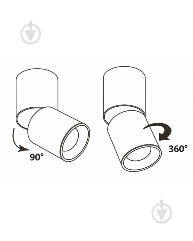 Светильник точечный Goldlux Nixa 10 Вт GU10 314239 - фото 3