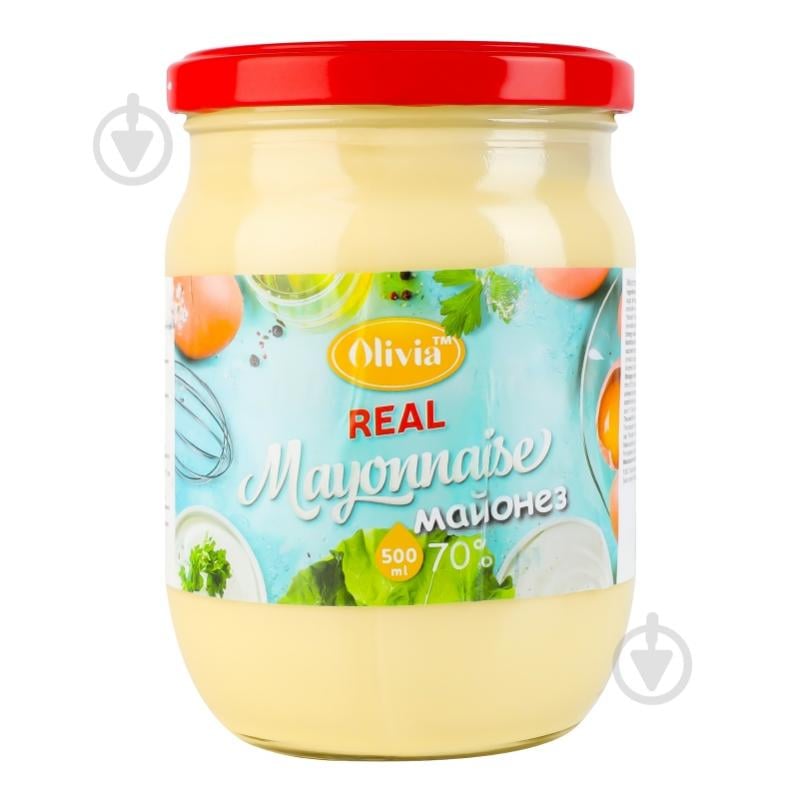 Майонез Олівія 70% Real Mayonnaise 500 мл - фото 1