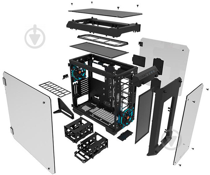 Корпус Thermaltake View 71 Tempered Glass Edition (CA-1I7-00F1WN-00) - фото 11