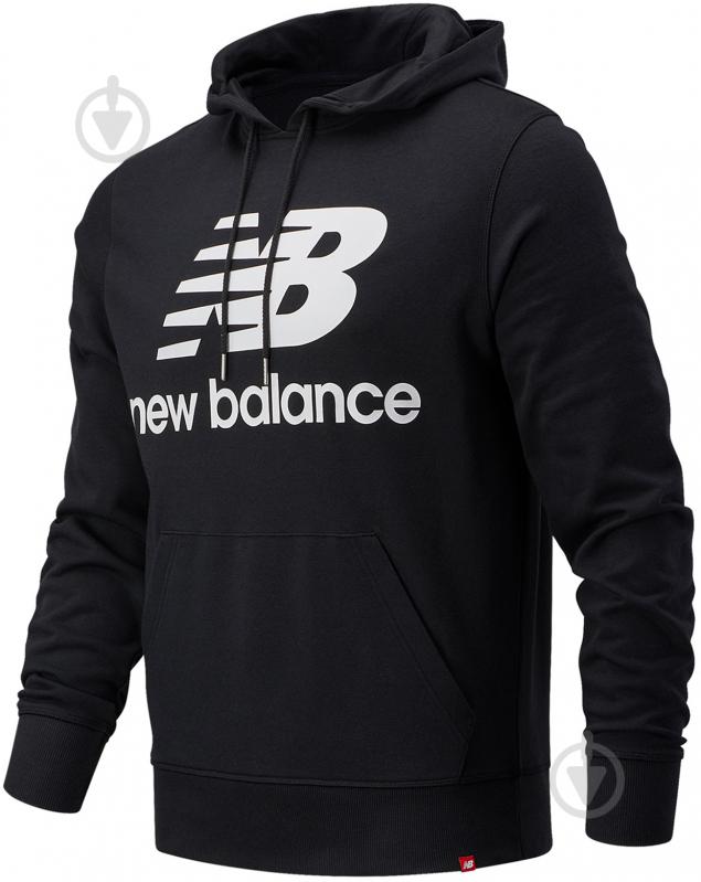 Джемпер New Balance ESSENTIALS STACKED LOGO ЧОРН. MT03558BK р. XXL черный - фото 5