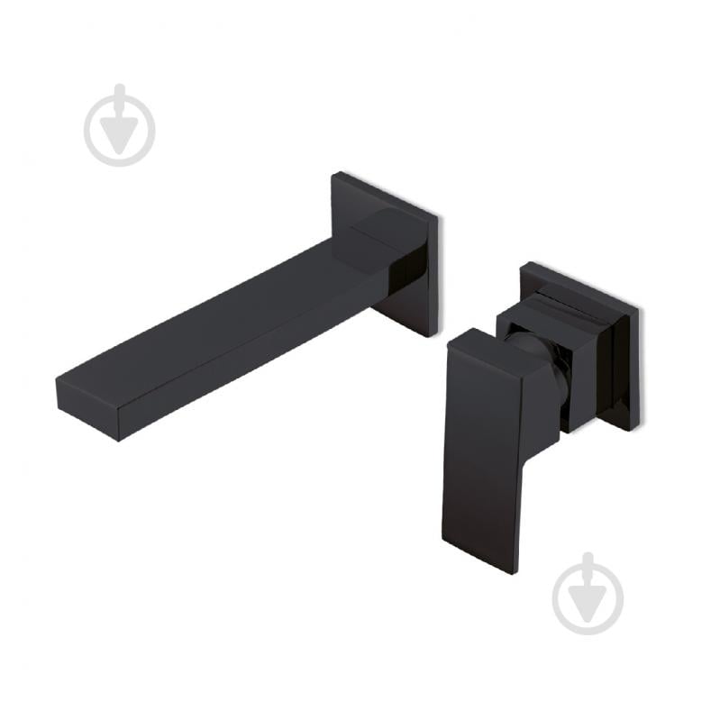 Смеситель для умывальника FADO S.r.l MIX06045B встроенный матовый черный - фото 1 Смеситель для умывальника FADO S.r.l MIX06045B встроенный матовый черный - фото 1