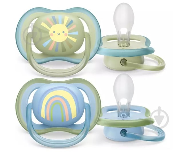 Пустушка ортодонтична Philips Avent Ultra Air 0-6 міс. 2 шт. SCF085/58 - фото 1