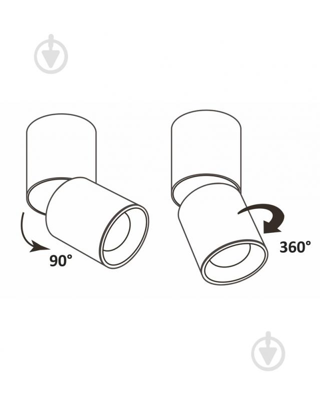 Світильник точковий Goldlux Nixa 10 Вт GU10 чорний 314246 - фото 2