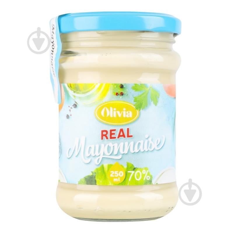 Майонез Олівія 70% Real Mayonnaise 250 мл - фото 1