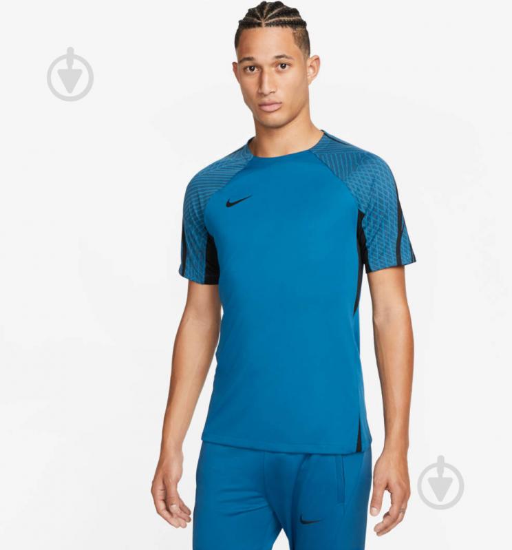 Футболка Nike M NK DF STRK TOP SS DV9237-457 р.M синий - фото 1