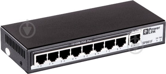 Коммутатор 2E PowerLink SP801F 8xFE PoE 1xFE Uplink 104W - фото 1