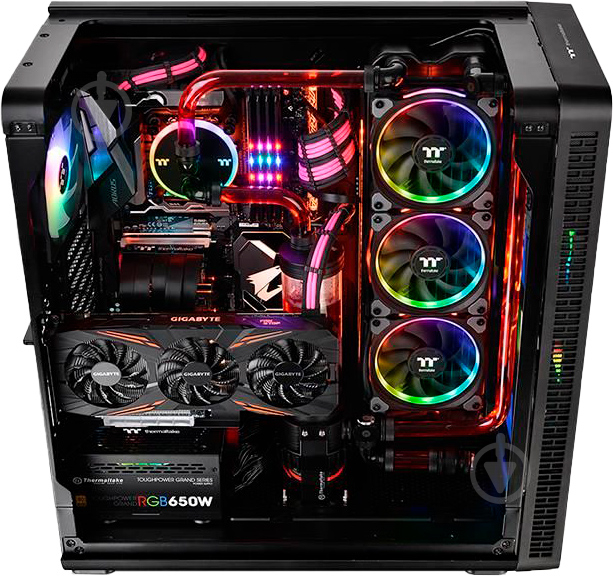 Корпус Thermaltake View 37 ARGB black (CA-1J7-00M1WN-04) - фото 6