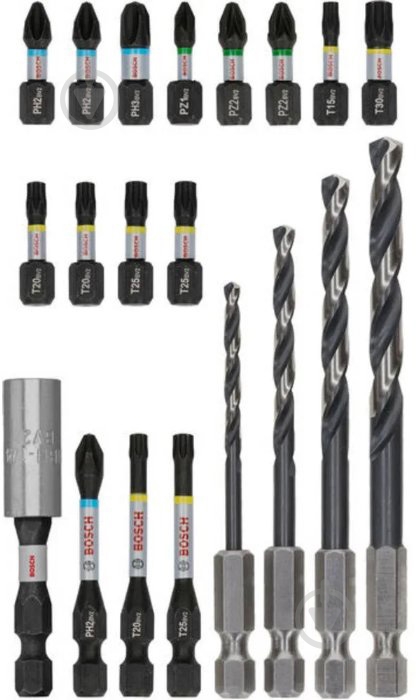 Набор бит и сверл Bosch 20 шт. 2608521U84 - фото 3