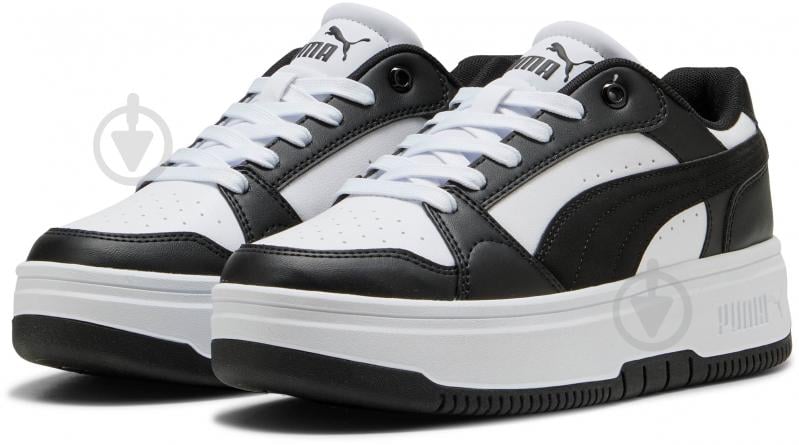 Кросівки жіночі Puma Rebound Femme Low 40259202 р.39 білі із чорним - фото 3
