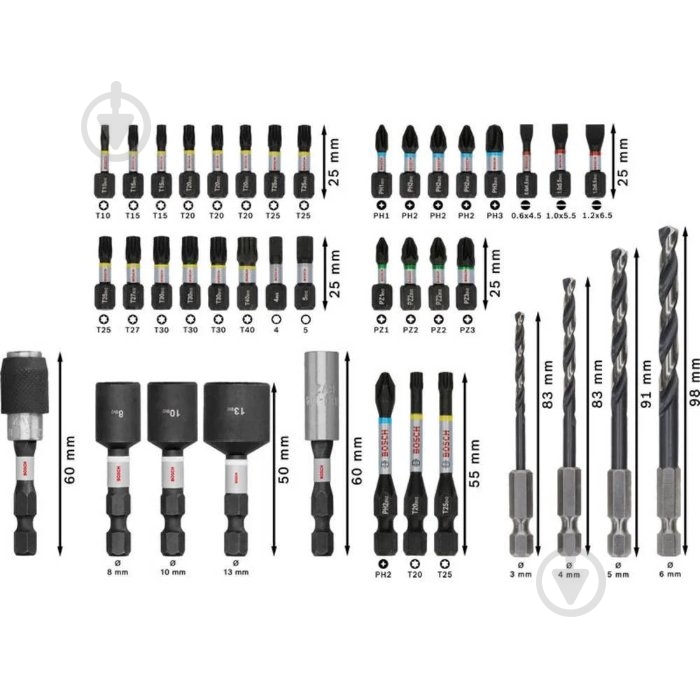 Набор бит и сверл Bosch 40 шт. 2608521U86 - фото 5 Набор бит и сверл Bosch 40 шт. 2608521U86 - фото 5
