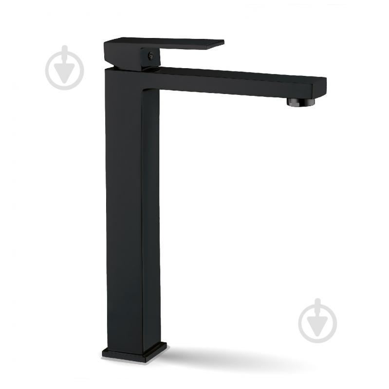 Змішувач для умивальника FADO S.r.l MIX06044B високий матовий чорний - фото 1 Змішувач для умивальника FADO S.r.l MIX06044B високий матовий чорний - фото 1