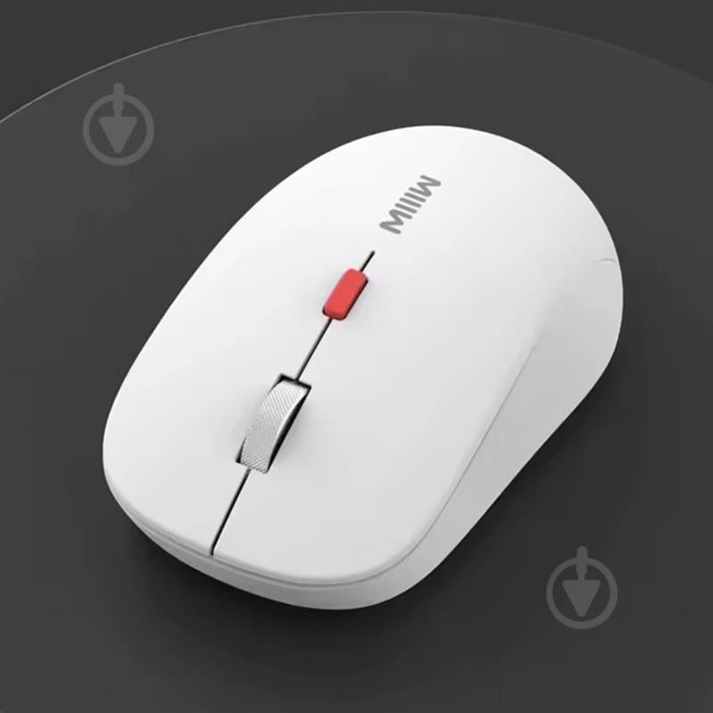 Мышка беспроводная Xiaomi MiiiW Wireless Bluetooth Mouse white (MW23M22 White) - фото 4 Мышка беспроводная Xiaomi MiiiW Wireless Bluetooth Mouse white (MW23M22 White) - фото 4