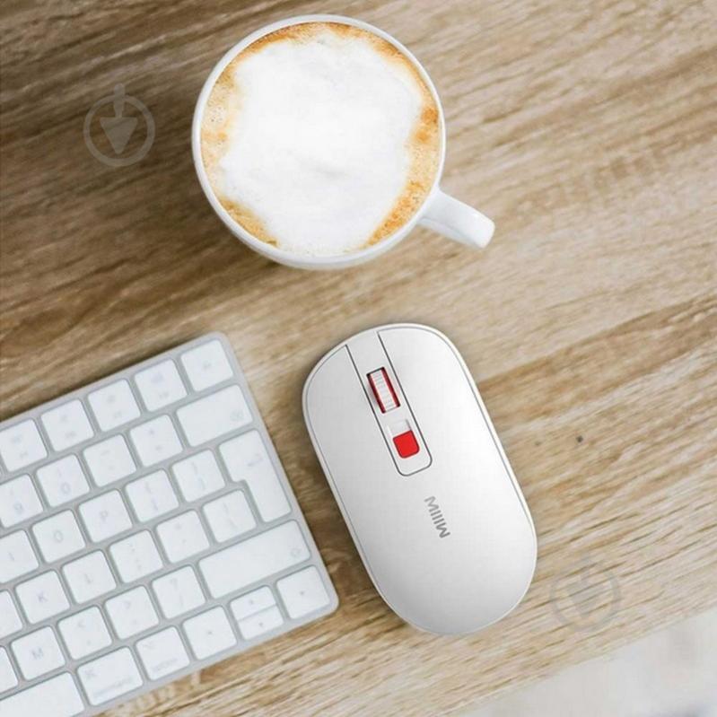 Мышка беспроводная Xiaomi MiiiW Wireless Mouse Lite white (MW23M21 White) - фото 5
