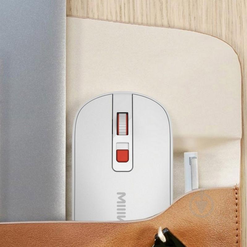 Мышка беспроводная Xiaomi MiiiW Wireless Mouse Lite white (MW23M21 White) - фото 2