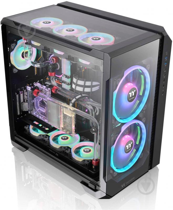 Корпус Thermaltake View 51 Tempered Glass ARGB Edition Black (CA-1Q6-00M1WN-00) - фото 5