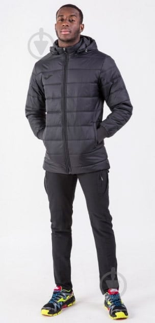 Куртка мужская Joma URBAN WINTER JACKET BLACK 100659.100 р.XL черная - фото 2