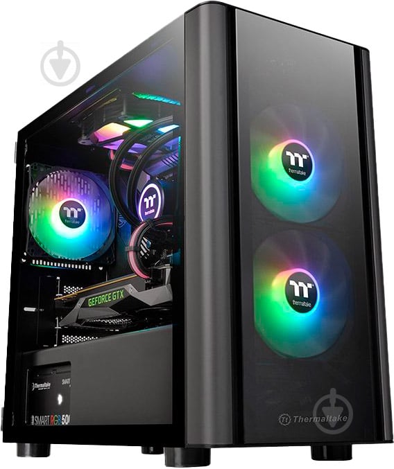 Корпус Thermaltake V150 TG Black CA-1R1-00S1WN-00 - фото 1