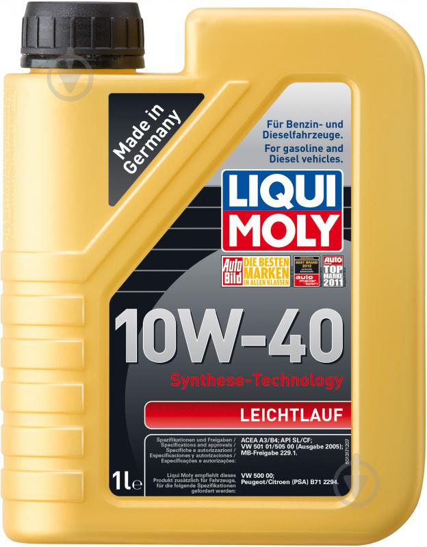 Моторне мастило Liqui Moly Leichtlauf 10W-40 1 л (9500) - фото 1