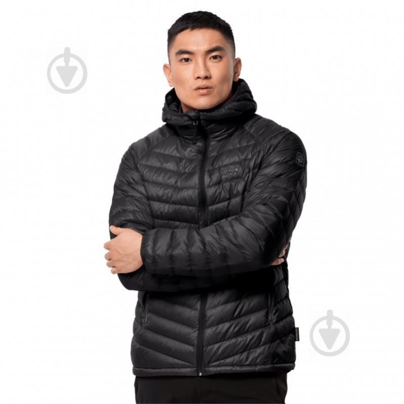 Пуховик чоловічий демісезонний Jack Wolfskin Atmosphere Jkt M 1204421-6000 р.XXL чорний - фото 2