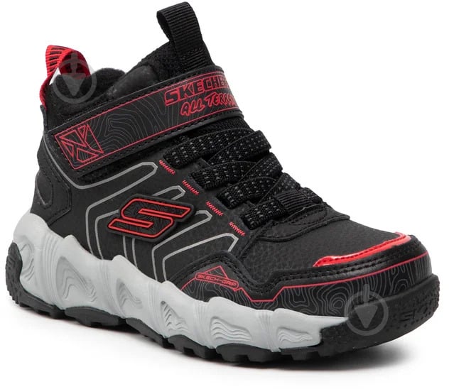 Черевики Skechers 406422L BKRD р.17,5 чорний - фото 2