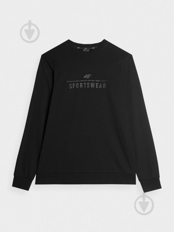 Світшот 4F SWEATSHIRT M692 4FAW23TSWSM692-20S р.M чорний - фото 1