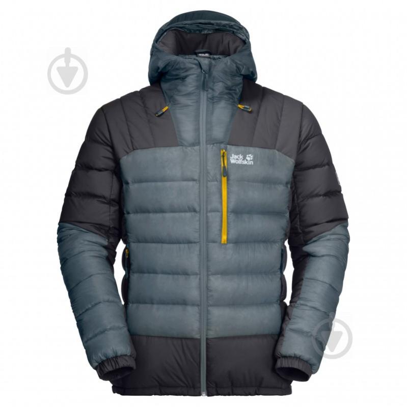 Пуховик мужской зимний Jack Wolfskin North Climate Jacket M 1205741-6160 р.M серый - фото 1