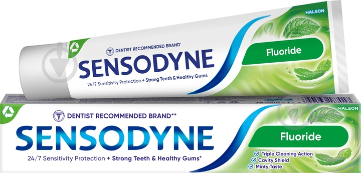 Зубная паста Sensodyne Fluoride Фтор 75 мл - фото 1 Зубная паста Sensodyne Fluoride Фтор 75 мл - фото 1