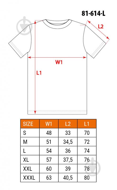Футболка NEO tools р. M 81-614 синий - фото 10