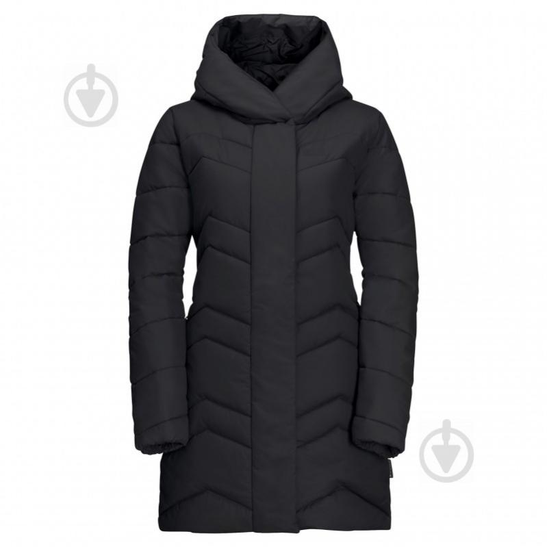 Пальто жіноче зимове Jack Wolfskin Kyoto Coat W 1204943-6000 р.L чорне - фото 1