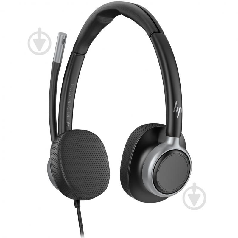 Гарнитура Poly Mission 625 Stereo black (C01C6AA) - фото 1 Гарнитура Poly Mission 625 Stereo black (C01C6AA) - фото 1