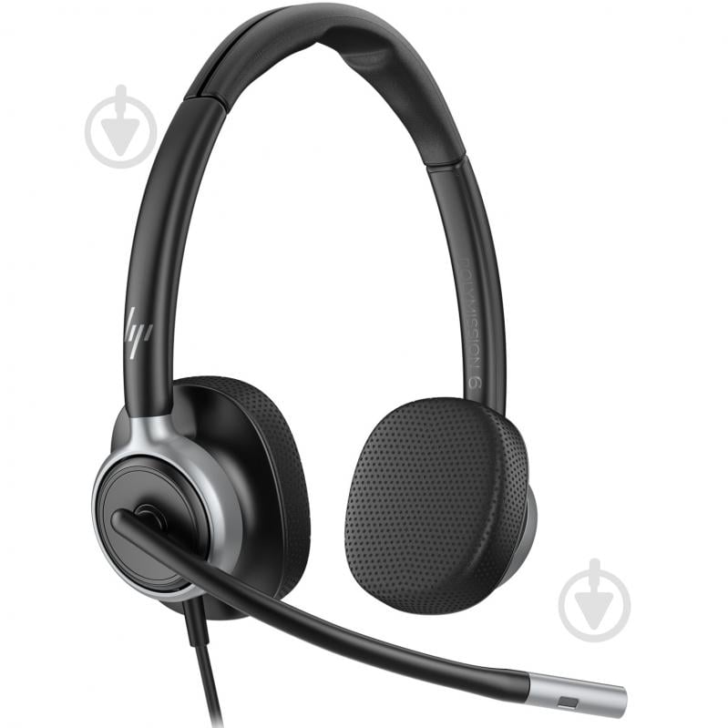 Гарнитура Poly Mission 625 Stereo black (C01C6AA) - фото 3 Гарнитура Poly Mission 625 Stereo black (C01C6AA) - фото 3
