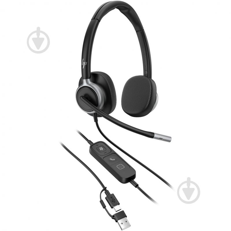 Гарнитура Poly Mission 625 Stereo black (C01C6AA) - фото 6 Гарнитура Poly Mission 625 Stereo black (C01C6AA) - фото 6