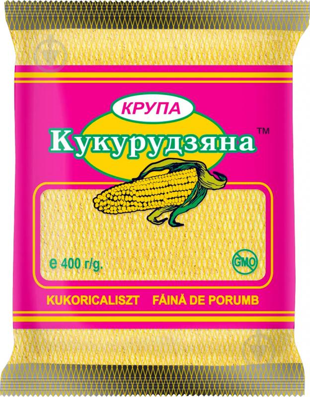 Мука Хатинка Крупа кукурузная 400 г 4820174600266 - фото 1