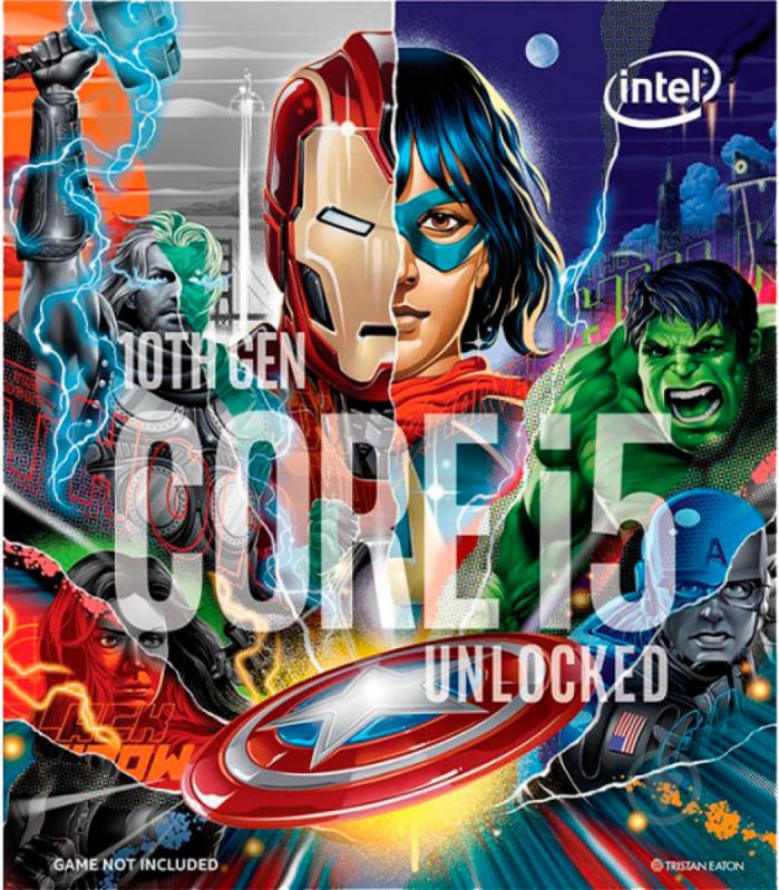 Процессор Intel Core i5-10600K Marvel's Avengers Collector's Edition 4,1 GHz Socket 1200 Box (BX8070110600KA) - фото 2