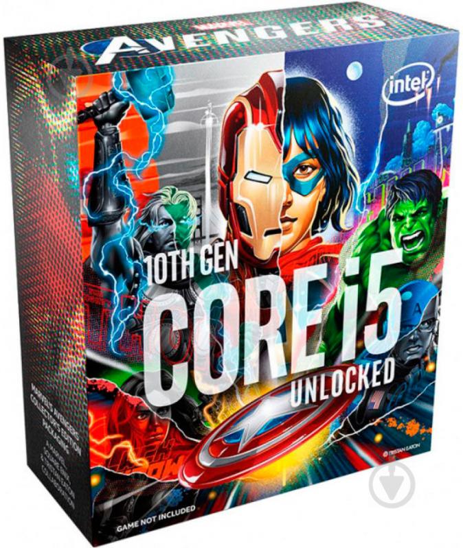 Процессор Intel Core i5-10600K Marvel's Avengers Collector's Edition 4,1 GHz Socket 1200 Box (BX8070110600KA) - фото 1